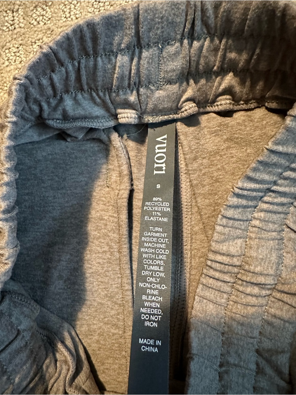 NEW mens Vuori Ponto performance jogger pants walnut heather size small - Picture 5 of 11